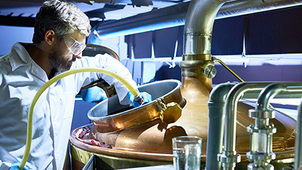 Person working in lab